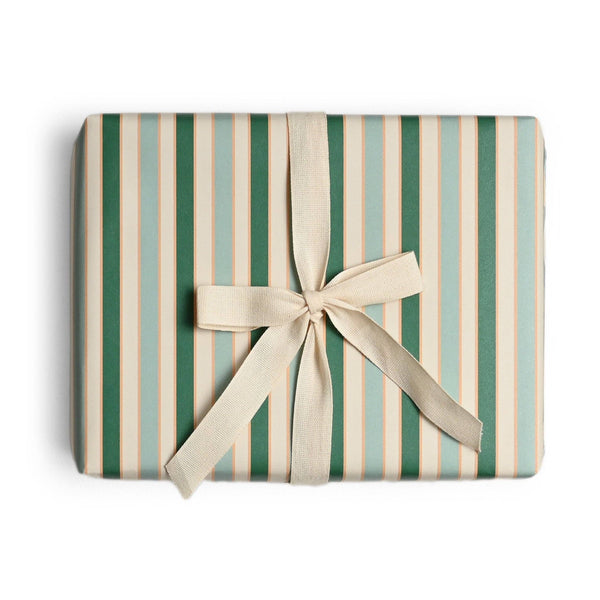 Green Stripe Wrapping Sheets