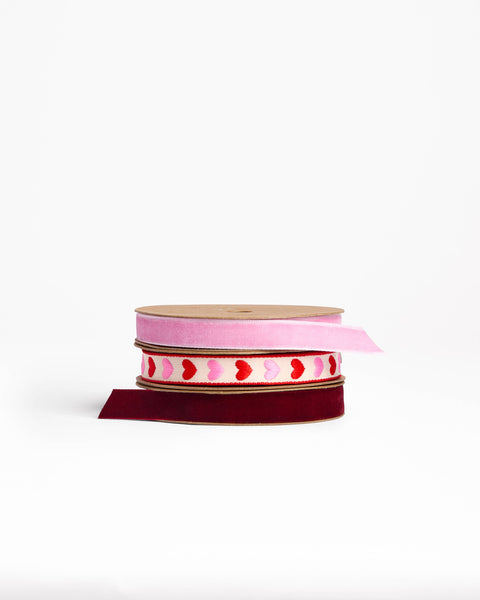 Hearts Woven Ribbon