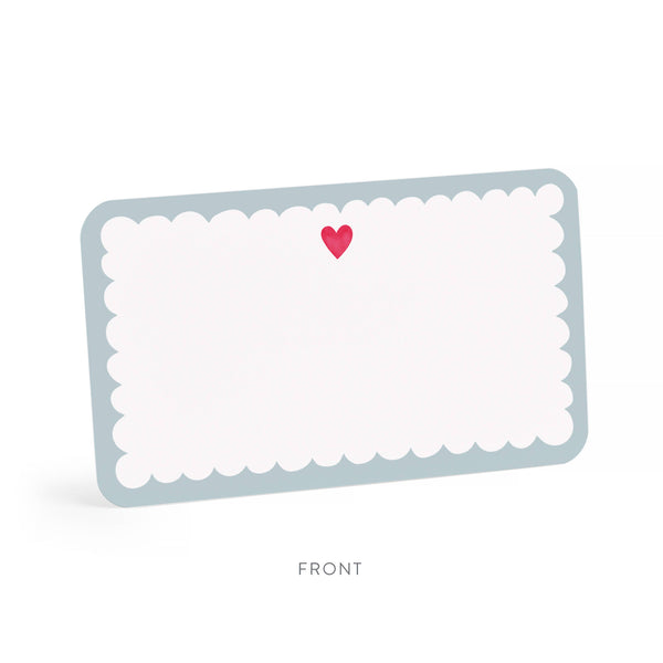 Scalloped Heart Little Notes® Duo Set, Notecards & Envelopes