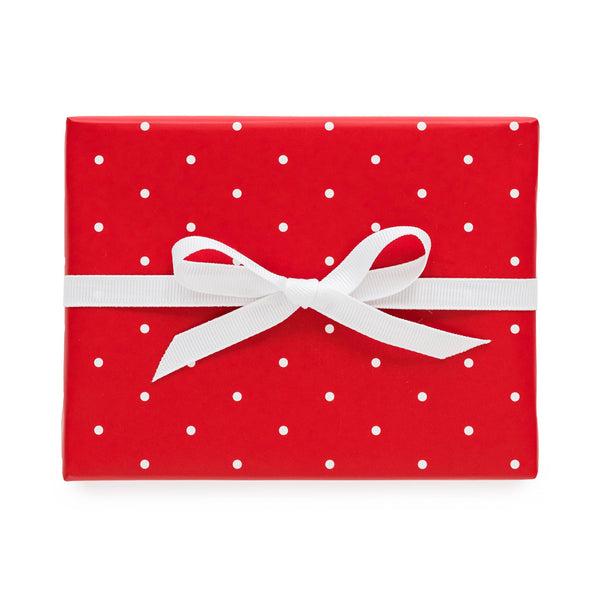 Red Swiss Dot Wrapping Paper