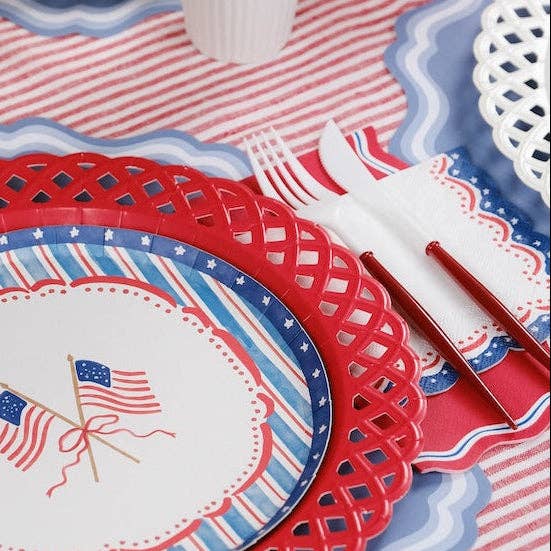 4th of July Patriotic Cocktail Napkin
