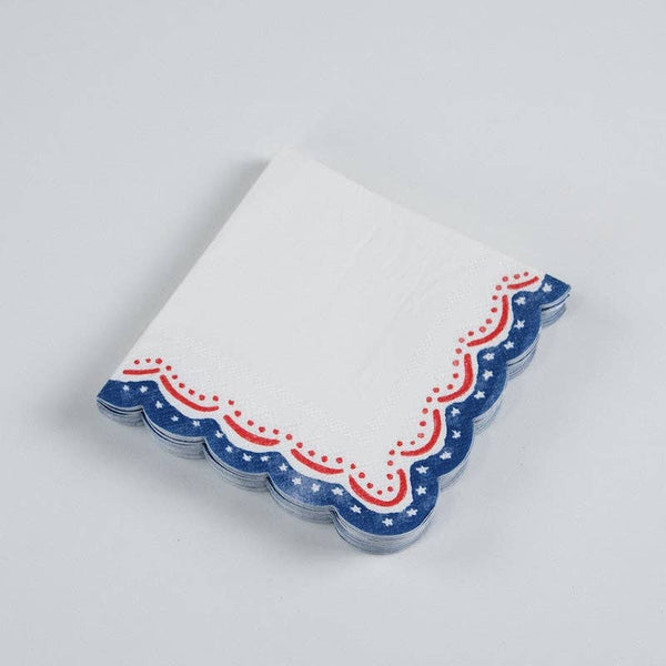 4th of July Patriotic Cocktail Napkin