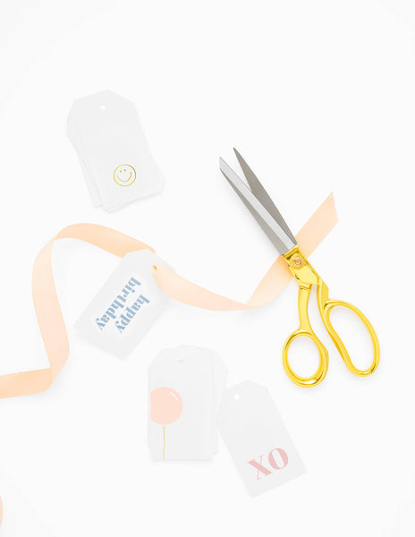 Blue Happy Birthday Gift Tag