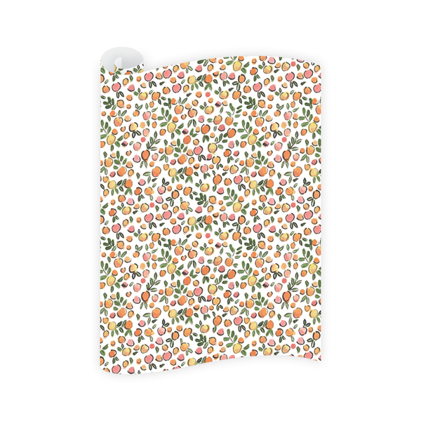 Citrus Tree Wrapping Paper Roll