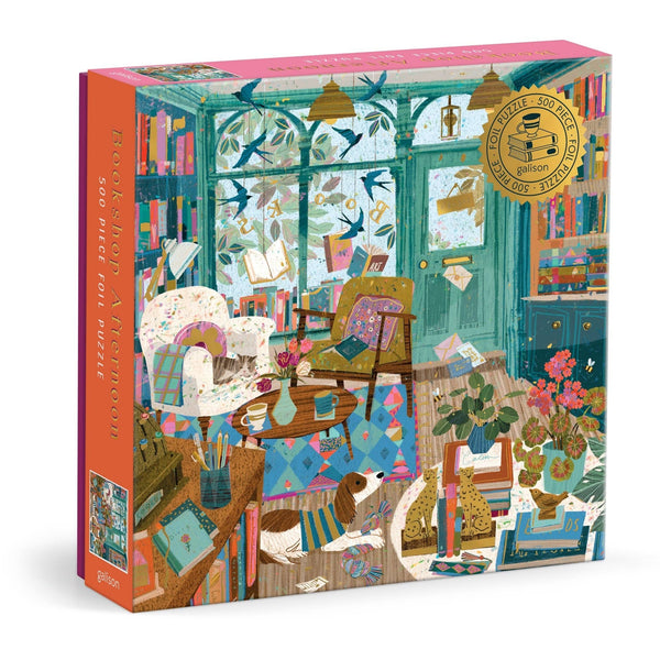 Bookshop Afternoon 500 Piece Foil Puzzle