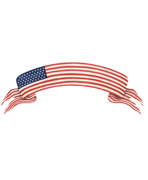American Flag Table Banner Place Cards