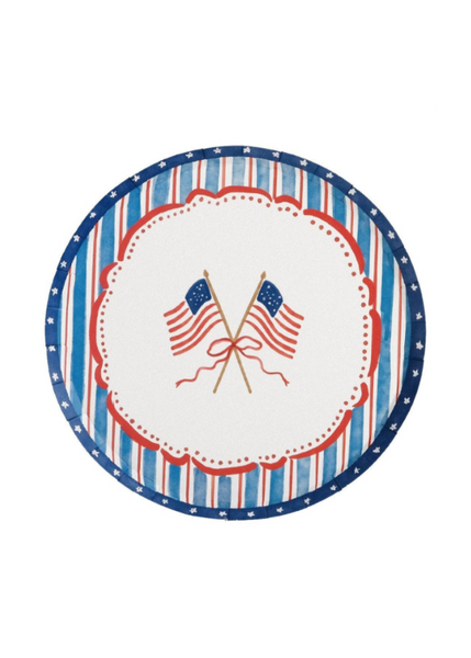 4th of July Flag Dessert Plates