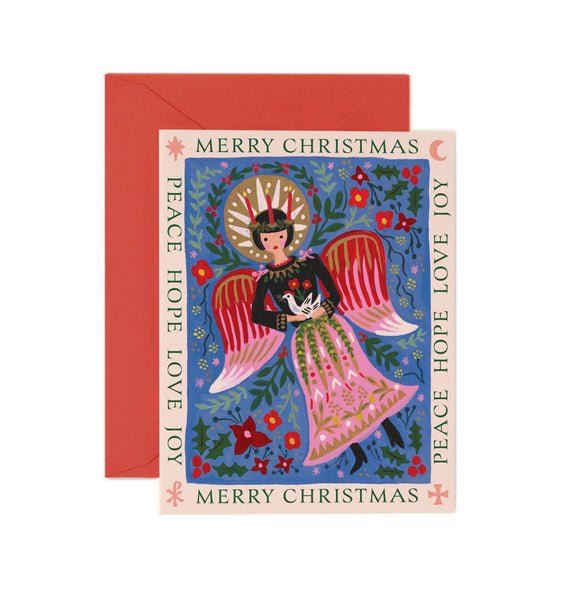 Lucia Angel Christmas Card