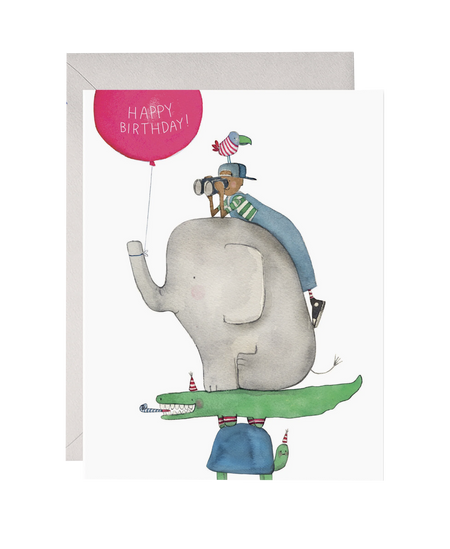 Floral Pram Card