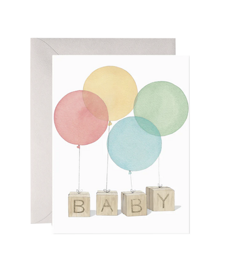 Floral Pram Card