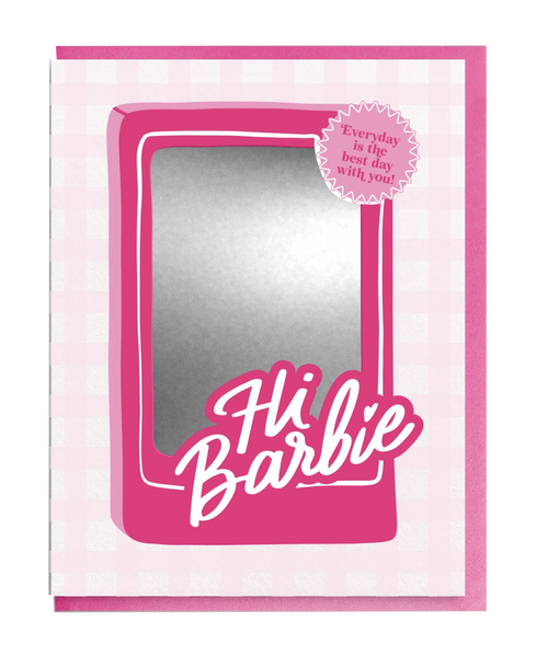 Barbie - Foil Greeting Card