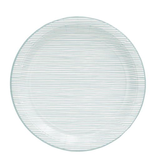 Blue Stripe Dinner Plates
