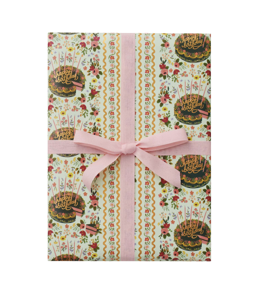 Floral Cake Continuous Roll