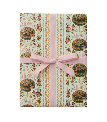 Ruby Vine Wrapping Paper Sheets