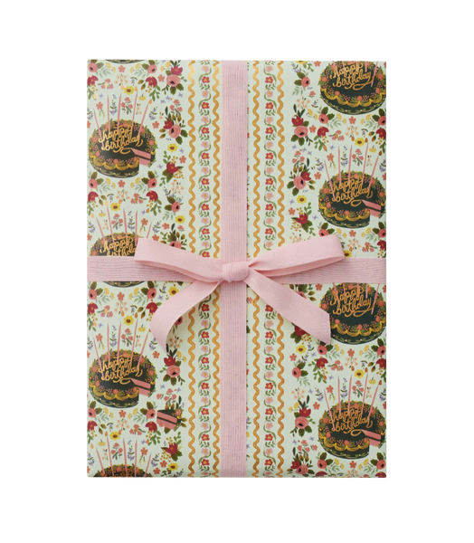 Floral Cake Continuous Roll