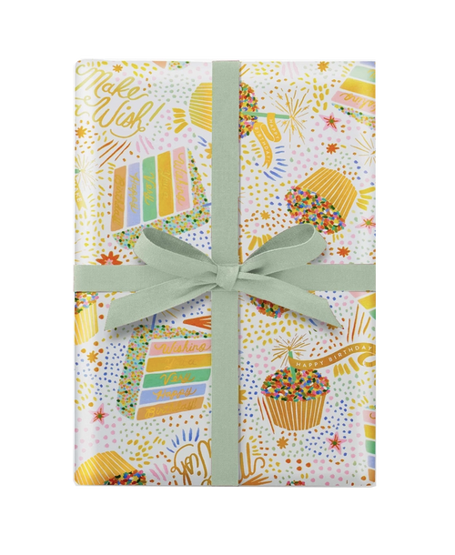Birthday Cake Wrapping Paper