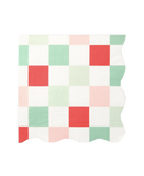 Christmas Check Napkins