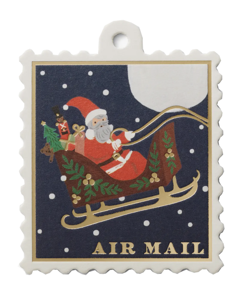 Christmas Delivery Stamp Gift Tag