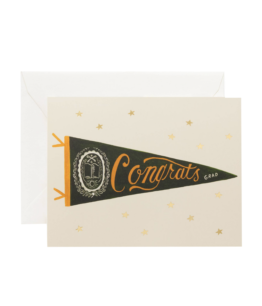 Congrats Pennant Card
