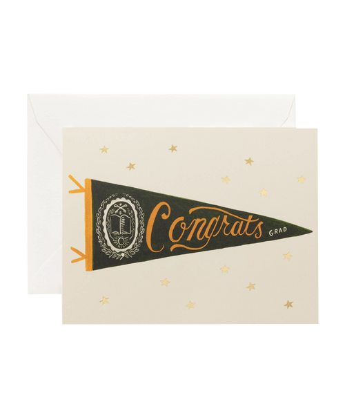 Congrats Pennant Card