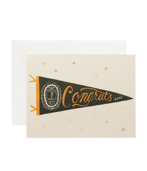 Congrats Pennant Card