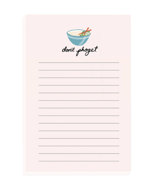 Don't Pho-Get Notepad