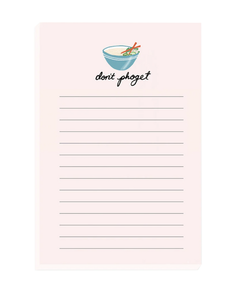 Don't Pho-Get Notepad