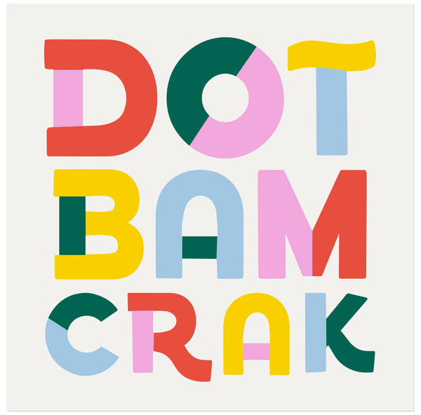 Dot Bam Crack Cocktail Napkin