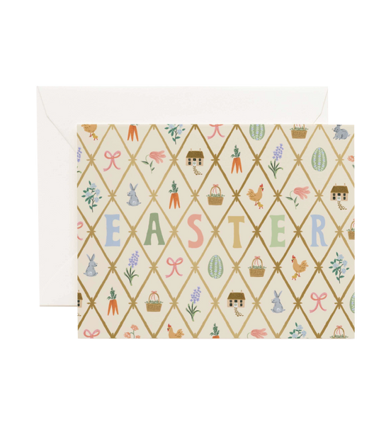 Spring Farm Easter Card