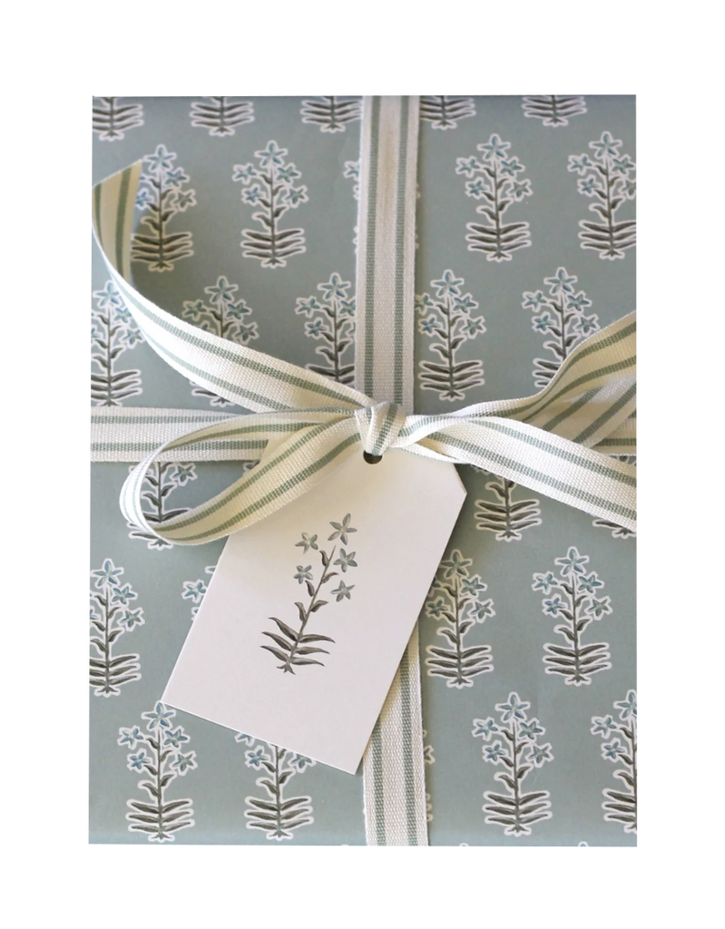 Emma Flower Wrapping Paper Sheets