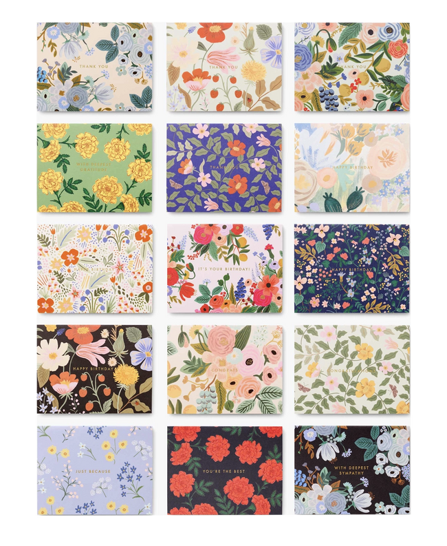 Mixed Florals Essentials Cards