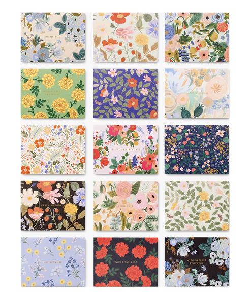 Mixed Florals Essentials Cards