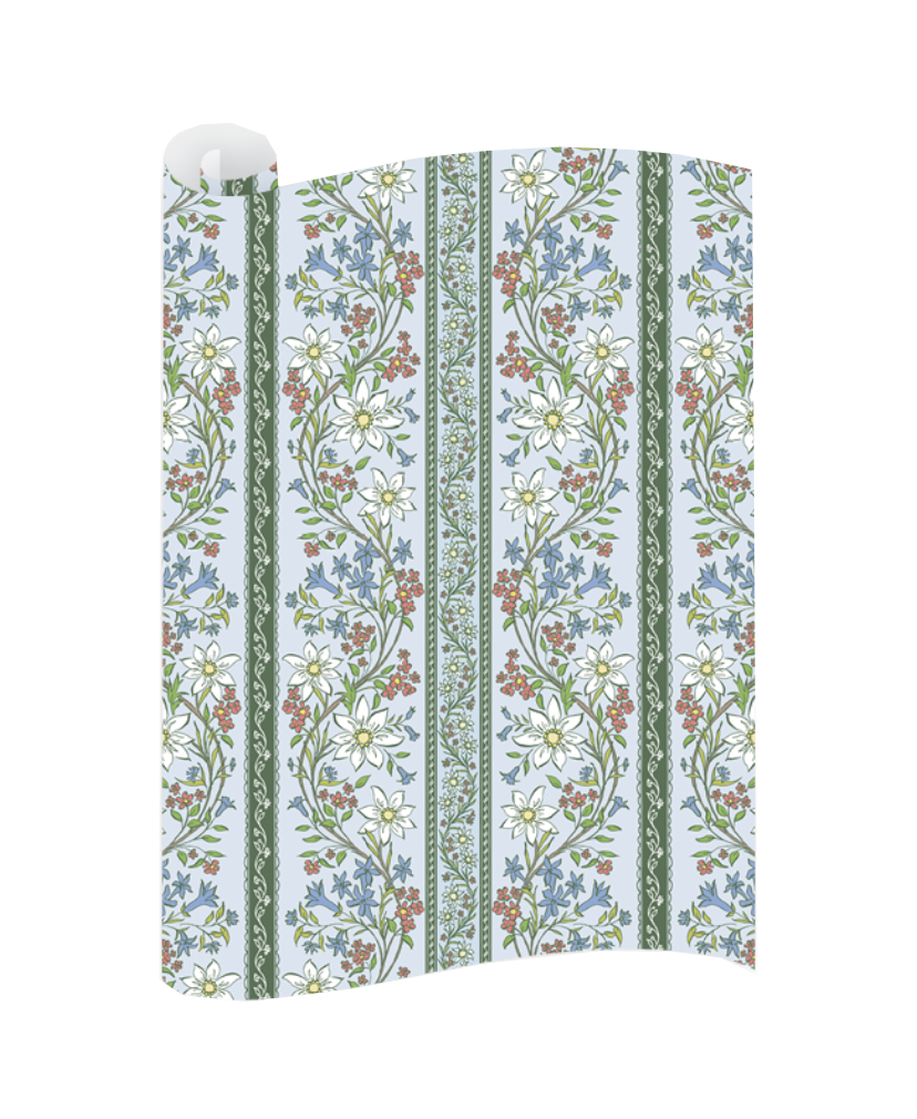 Chalet Chintz Wrapping Paper Sheets