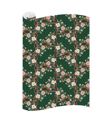 Ruby Vine Wrapping Paper Sheets