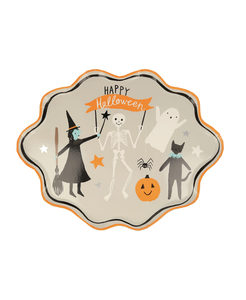 Happy Halloween Plates