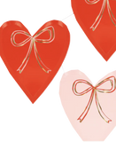 Heart with Bow Plates