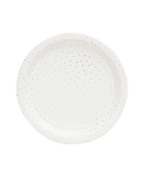 Gold Dot Dinner Plates