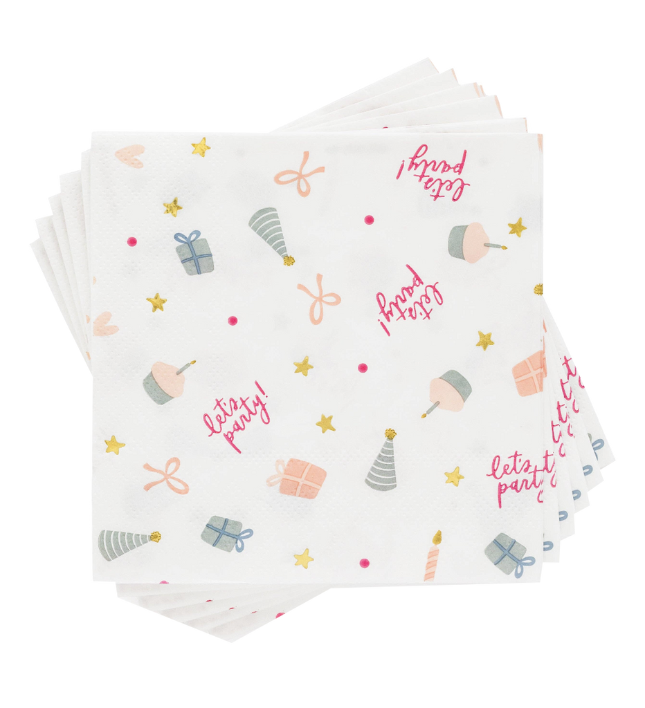Lets Party Cocktail Napkins