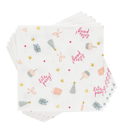 Lets Party Cocktail Napkins