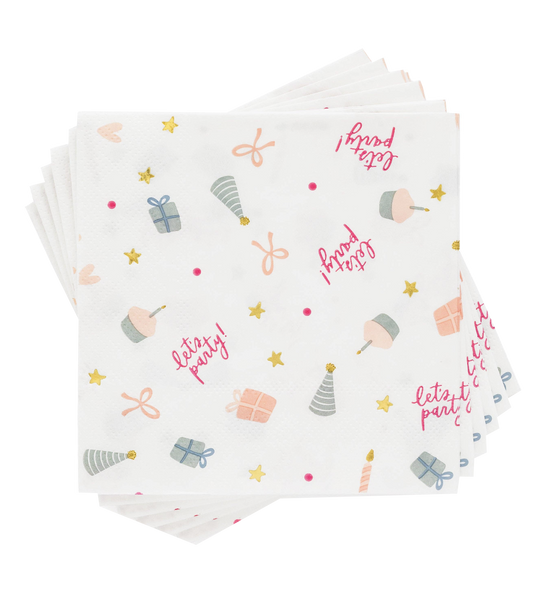 Lets Party Cocktail Napkins