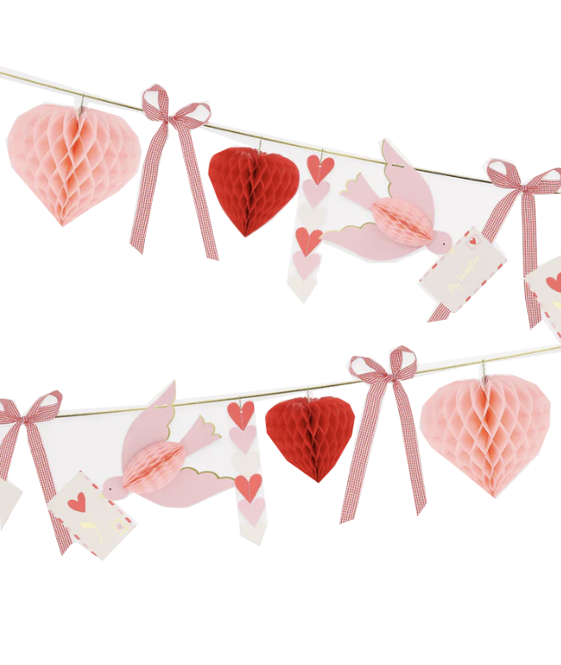 Lovebird Garland Banner