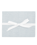 Navy Ticking Stripe Wrapping Paper Sheets