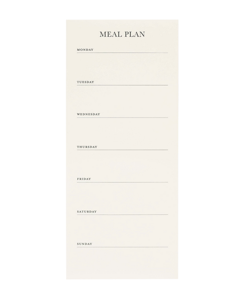 Meal Plan, Magnetic Notepad