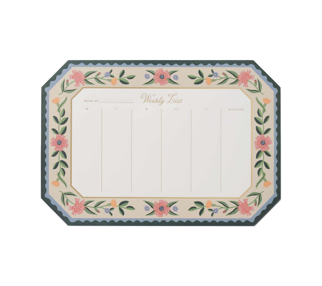 Aster Weekly Desk Pad