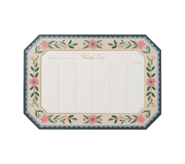 Aster Weekly Desk Pad