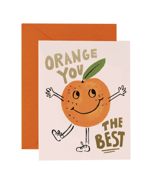 Orange You The Best Card