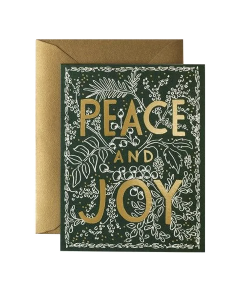 Peace and Joy