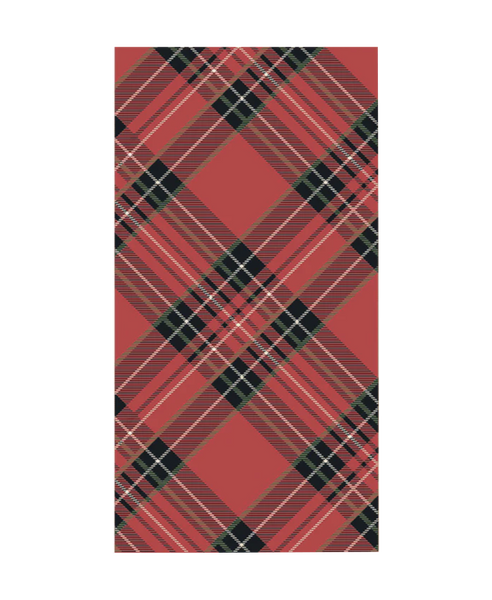 Red Plaid Guest Napkin