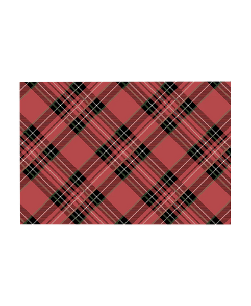 Red Plaid Placemat
