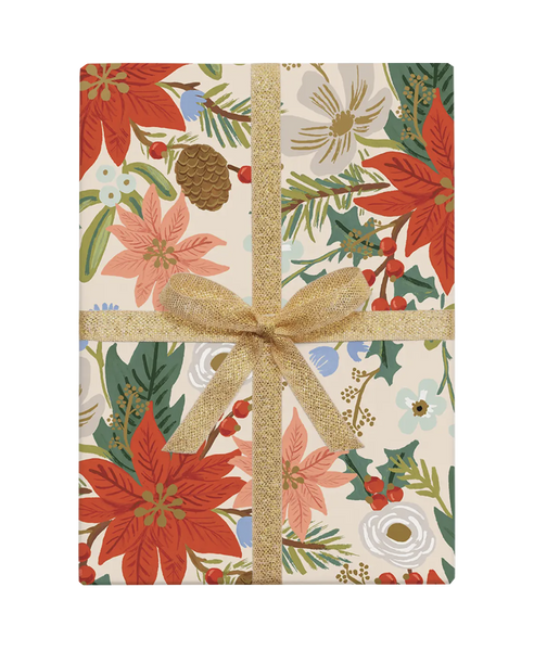 Poinsettia Wrapping Sheets